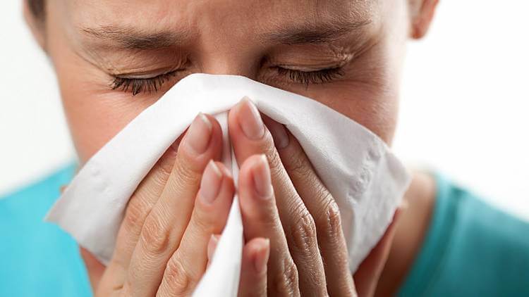 Симптомы бытовой аллергии